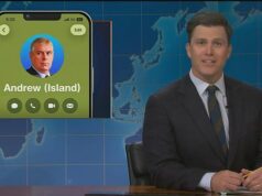 SNL classifica Meghan como ‘terrorista americana’ em piada brutal sobre a visita do rei Charles O Saturday Night Live mirou na visita histórica do rei Carlos III à América enquanto zombava da associação do presidente Trump com o desgraçado irmão da realeza, Andrew