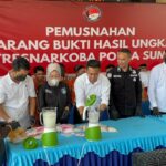 Sabu dan Ekstasi Senilai Rp 2.8 Miliar Dimusnahkan Pakai Liquidificador