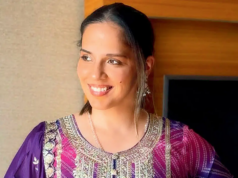Saina Nehwal surpreende com look roxo e rosa Saina Nehwal surpreende com look roxo e rosa