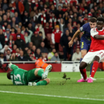 Saka encerra a espera de 20 anos do Arsenal para chegar à final da Liga dos Campeões