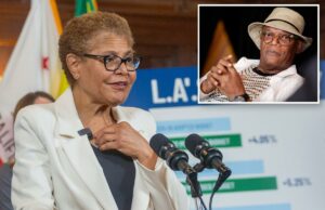 Samuel L Jackson dá um endosso monótono a Karen Bass – enquanto ela puxa favores de Hollywood para lutar contra Spencer Pratt Samuel L Jackson dá um endosso monótono a Karen Bass - enquanto ela puxa favores de Hollywood para lutar contra Spencer Pratt
