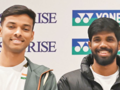Sat-Chi avança para as semifinais; Sindhu e Sen são eliminados do Aberto da Tailândia Sat-Chi avança para as semifinais; Sindhu e Sen são eliminados do Aberto da Tailândia