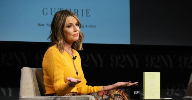 Savannah Guthrie Nova Entrevista