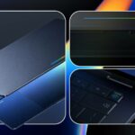 Um smartphone conectado a um monitor exibindo uma interface de desktop Android com aplicativos em janelas flutuantes.