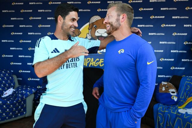 Sean McVay e Mikel Arteta: como o técnico do Rams e o chefe do Arsenal se tornaram amigos
