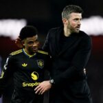 Seleção do Manchester United feliz se Michael Carrick ficar: Amad Diallo
