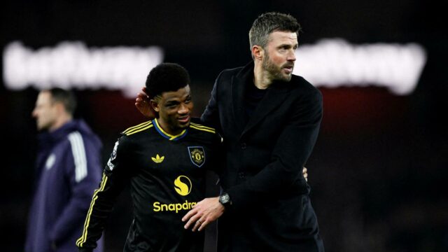 Seleção do Manchester United feliz se Michael Carrick ficar: Amad Diallo
