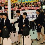 Seleção norte-coreana de futebol feminino chega à Coreia do Sul para torneio regional