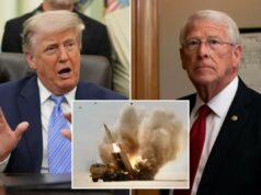 Senado republicano exige que Trump ‘termine o que começamos’ no Irã O senador dos EUA Roger Wicker (R-MS) chegando a uma audiência do Comitê de Serviços Armados do Senado dos EUA.