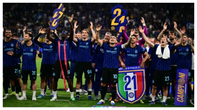 Série A: Inter de Milão sagrou-se campeão após vencer o Parma por 2 a 0

