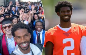 Shedeur Sanders se forma no Colorado um ano depois de partir para a NFL Shedeur Sanders na formatura no Colorado
