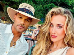 Shikhar Dhawan e sua esposa Sofie desfrutam de um gateaway em Bali Shikhar Dhawan e sua esposa Sofie desfrutam de um gateaway em Bali