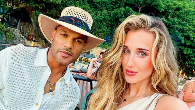 Shikhar Dhawan e sua esposa Sofie desfrutam de um gateaway Shikhar Dhawan e sua esposa Sofie desfrutam de um gateaway em Bali