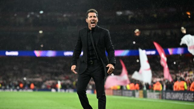 Simeone, técnico do Atlético de Madrid, orgulhoso e 'pacífico' depois que as esperanças na Liga dos Campeões foram frustradas mais uma vez
