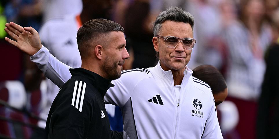 Soccer Aid LIVE: Wayne Rooney, Paddy McGuinness e GK Barry estrelarão um jogo de caridade - com Robbie Williams e Usain Bolt nomeados como treinadores