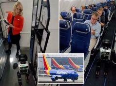 Southwest Airlines proíbe robôs depois que o humanóide ‘Stewie’ pega um voo Southwest Airlines proíbe robôs depois que o humanóide ‘Stewie’ pega um voo