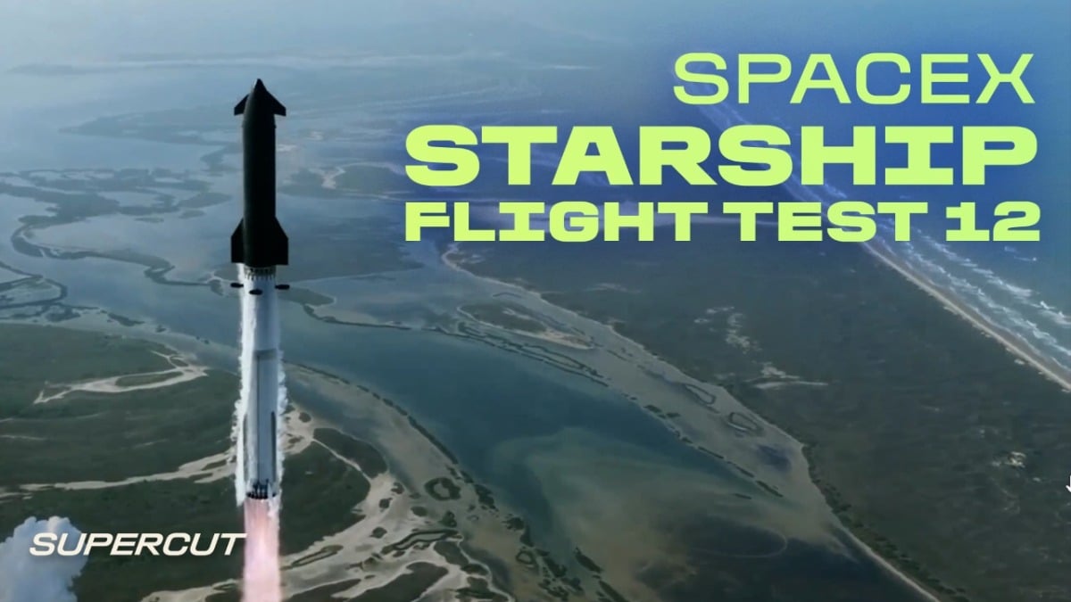 SpaceX Starship Flight Test 12 termina com estrondo
