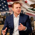 Prefeita Karen Bass, Spencer Pratt e vereadora Nithya Raman (Crédito: Getty Images)