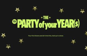 Spotify Party of the Year(s) é o Spotify Wrapped de todos os tempos Spotify Party of the Year(s) é o Spotify Wrapped de todos os tempos | Gráficos promocionais mostrados