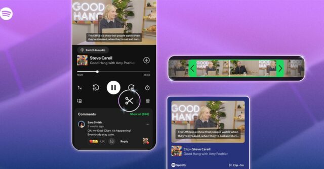 Spotify agora permite que usuários salvem ou compartilhem clipes de Spotify agora permite que usuários salvem ou compartilhem clipes de podcast