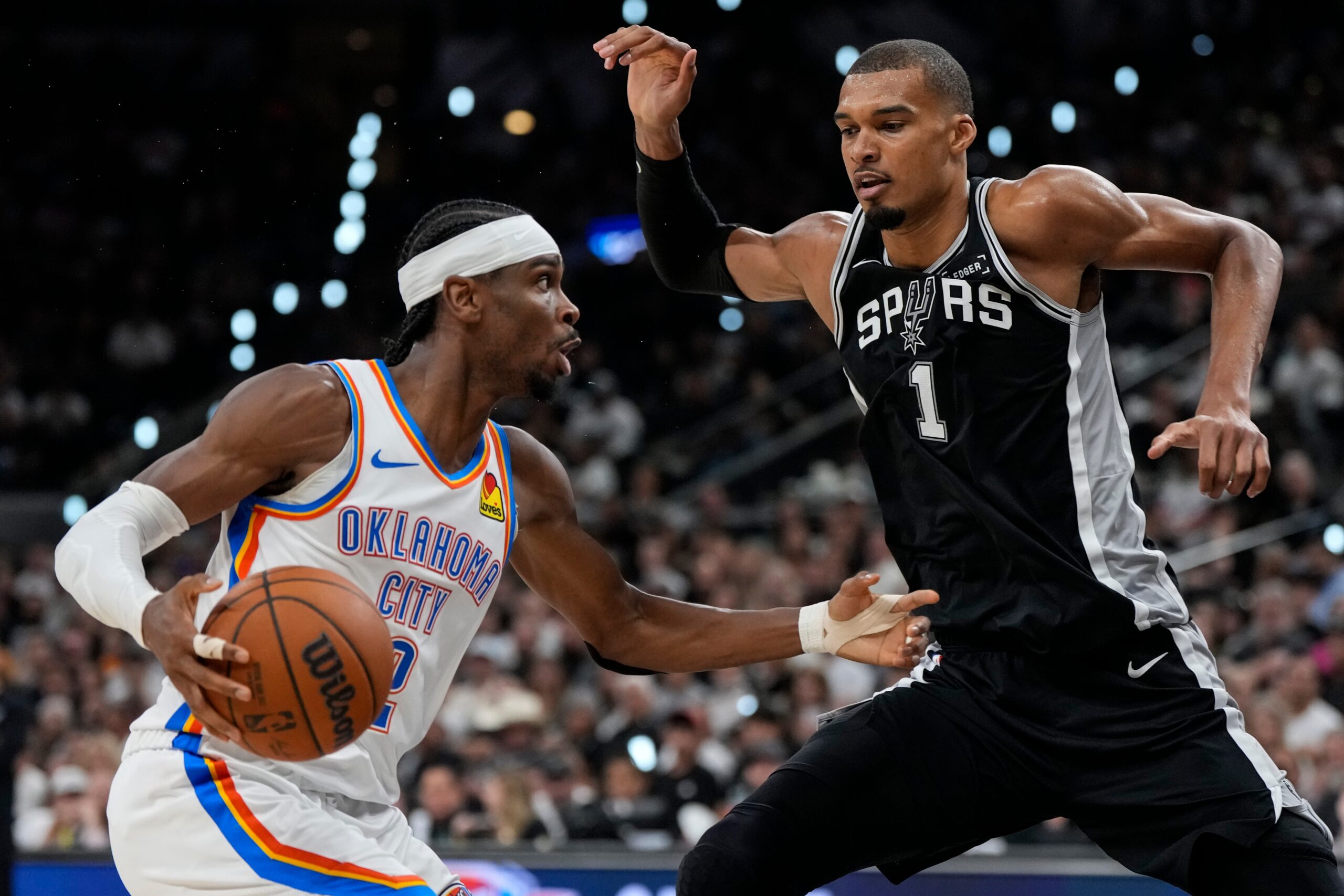 NBA marca hoje Spurs x THunder Jogo 7 Shai Gilgeous-Alexander San Antonio Spurs