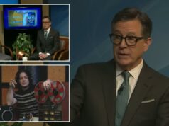 Stephen Colbert apresenta transmissão de acesso público em Michigan com o roqueiro Jack White – noite após o episódio final de ‘Late Show’ Stephen Colbert apresenta transmissão de acesso público em Michigan com o roqueiro Jack White - noite após o episódio final de 'Late Show'