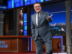 Stephen Colbert assina ‘The Late Show’ no último episódio desta noite Stephen Colbert assina 'The Late Show' no último episódio desta noite