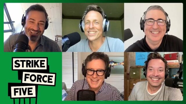 Stephen Colbert dará as boas-vindas aos apresentadores do Late Night de 'Strike Force Five' nas últimas semanas do 'Late Show'
