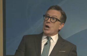 Stephen Colbert faz um retorno surpresa à TV 1 dia após o último programa da CBS Stephen Colbert sente alívio com o final tardio do programa