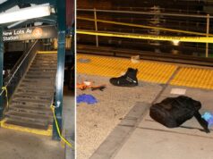 Straphanger de Nova York cai morto entre vagões de trem durante briga por mochila roubada: policiais, fontes Straphanger de Nova York cai morto entre vagões de trem durante briga por mochila roubada: policiais, fontes