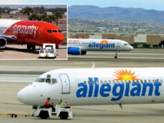 Sun Country se funde com a Allegiant Air para criar uma companhia aérea de maior orçamento após o fechamento da Spirit Airlines Dois jatos Allegiant Air taxiam no Aeroporto Internacional McCarran, em Las Vegas.