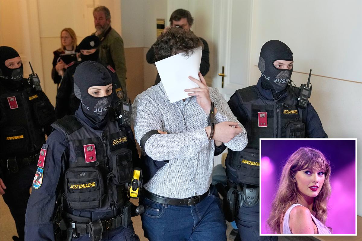 Suspeito de ataque a show de Taylor Swift em Viena é condenado e condenado a 15 anos