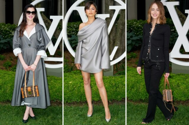 Tapete vermelho Louis Vuitton Cruise Collection 2027: Zendaya, Anne Hathaway Zendaya, Coleção Cruzeiro Louis Vuitton 2027