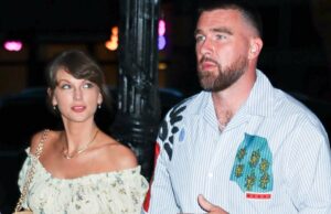 Taylor Swift e Travis Kelce dão as mãos em um encontro romântico em Nova York Taylor Swift traz seu clássico Red Lip para um encontro noturno em Nova York com Travis Kelce