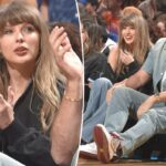 Taylor Swift e Travis Kelce vistos em encontro noturno no jogo dos Knicks
