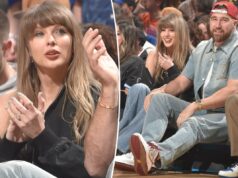 Taylor Swift e Travis Kelce vistos em encontro noturno no jogo dos Knicks Taylor Swift e Travis Kelce vistos em encontro noturno no jogo dos Knicks