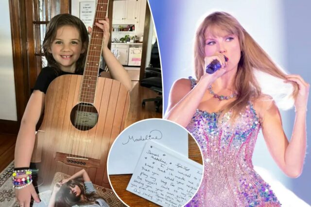 Taylor Swift surpreende fã de 8 anos após vídeo viral Taylor Swift surpreende fã de 8 anos após vídeo viral com músico vizinho chegar a superstar