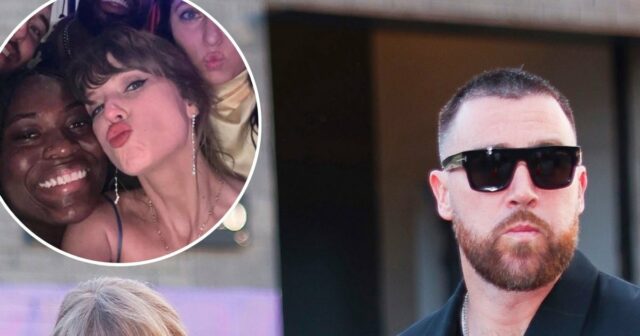 Taylor Swift tira selfies como acompanhante de Travis Kelce no X-fan-selfie-2-Taylor-Swift-Snaps-Selfies-as-Travis-Kelces-Date-at-Wedding.jpg