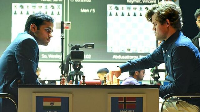 TePe Sigeman & Co 2026 — Magnus Carlsen perde uma partida clássica depois de quase um ano; Arjun Erigaisi empata
