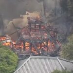 Templo que abrigou a ‘chama eterna’ do Japão por 1.200 anos é destruído por um incêndio