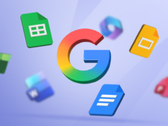 Tentei mudar para o Microsoft 365, mas esse recurso do Google me puxou de volta Ícones do Google Docs flutuando ao redor do logotipo da Gemini.