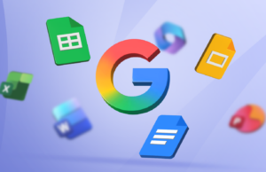 Tentei mudar para o Microsoft 365, mas esse recurso do Google me puxou de volta Ícones do Google Docs flutuando ao redor do logotipo da Gemini.