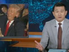 ‘The Daily Show’ sugere que Trump está ‘descobrindo algo sobre si mesmo’ após uma série de elogios aos homens | Vídeo Stephen Colbert