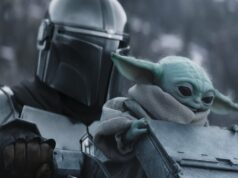 ‘The Mandalorian and Grogu’: Ludwig Göransson sobre como ‘American Gladiators’ inspirou a cena do Pit Fight e por que o tema ‘Grogu’s World’ se mostrou desafiador STAR WARS: THE MANDALORIAN AND GROGU, from left: Pedro Pascal as The Mandalorian / Din Djarin, Grogu, 2026. © Walt Disney Studios Motion Pictures / Courtesy Everett Collection