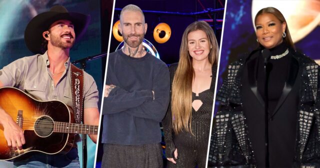 Riley Green, Adam Levine, Kelly Clarkson e Queen Latifah são a 30ª temporada 