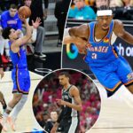 Thunder sai do buraco inicial para vencer o Spurs graças à grande noite de Shai Gilgeous-Alexander, banco