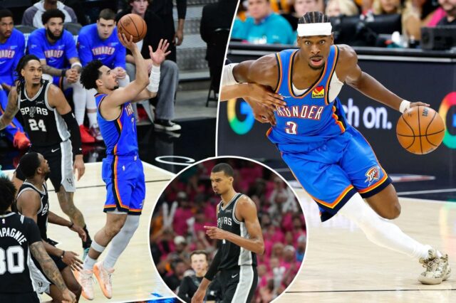 Thunder sai do buraco inicial para vencer o Spurs graças Thunder sai do buraco inicial para vencer o Spurs graças à grande noite de Shai Gilgeous-Alexander, banco