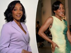 Tiffany Haddish estava preocupada com um defeito no guarda-roupa durante a sessão de fotos da capa da Sports Illustrated Swimsuit Issue 2026 Tiffany Haddish estava preocupada com um defeito no guarda-roupa durante a sessão de fotos da capa da Sports Illustrated Swimsuit Issue 2026