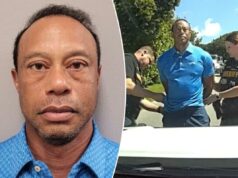 Tiger Woods perdeu todos os cursos de 2.026 após prisão por dirigir alcoolizado Foto de Tiger Woods após sua prisão por dirigir alcoolizado em 27 de março.