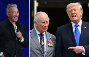 Tim Allen critica as leis ‘No Kings’ por bajular o verdadeiro rei Charles Tim Allen promovendo